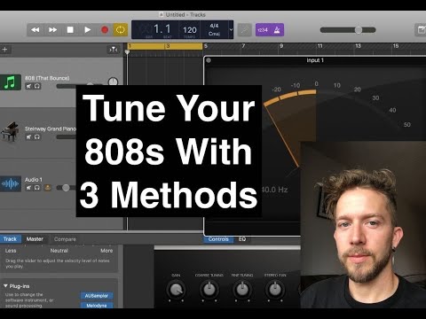 How to Tune 808s in Garageband