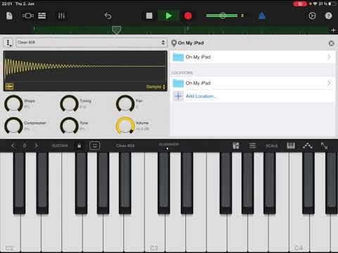 Add your own drum samples to Garage Band on iOS using Sitala