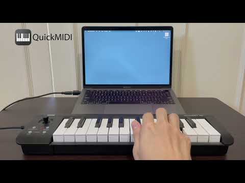 QuickMIDI: How to connect a wired MIDI keyboard