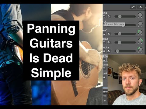 How to Pan Guitars in the Mix (Garageband and More)