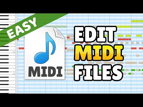 How to Edit MIDI Files - MIDI Editor Beginner Tutorial