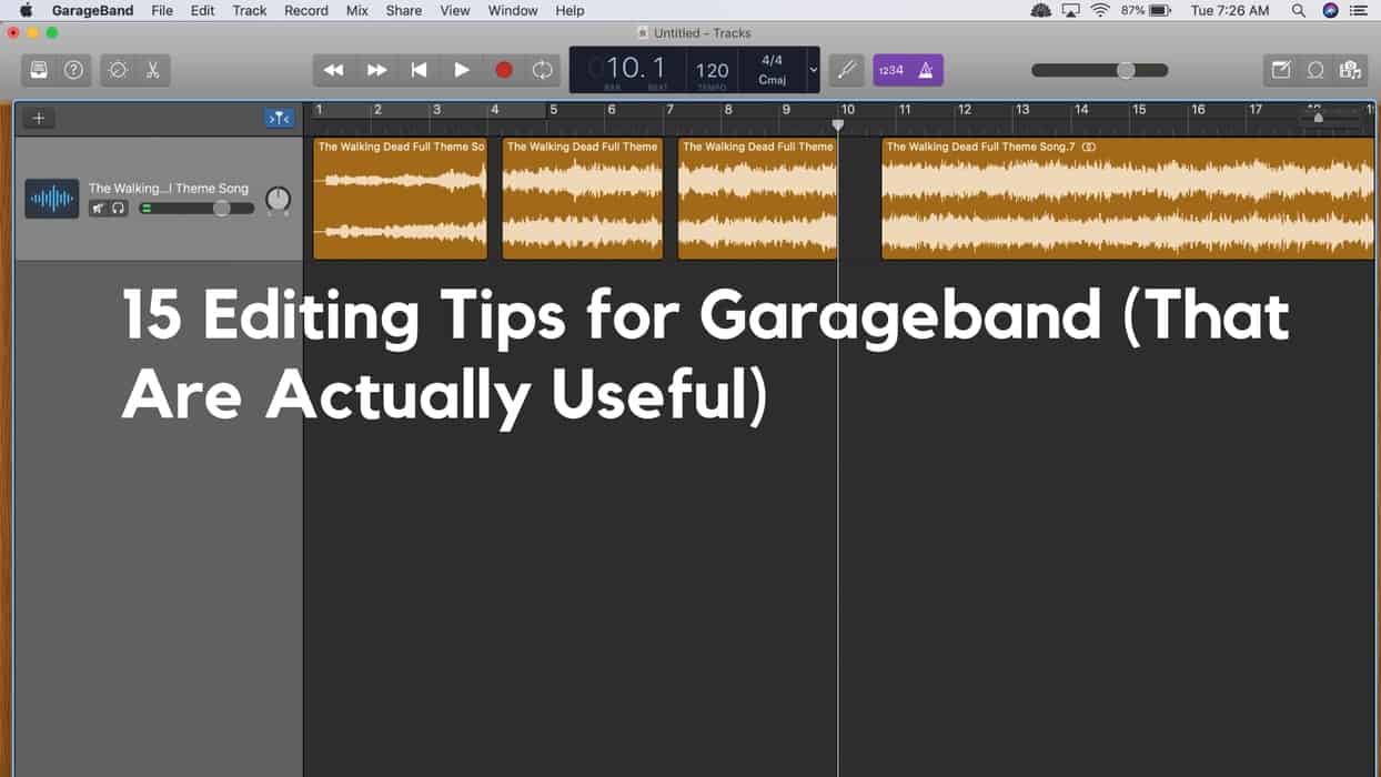 15 editing tips for garageband (that are actually useful)