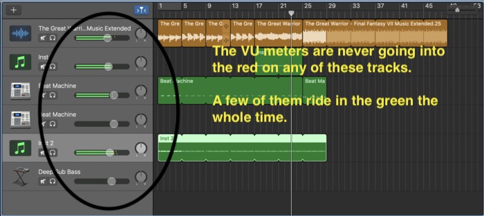 mixdown garageband tips