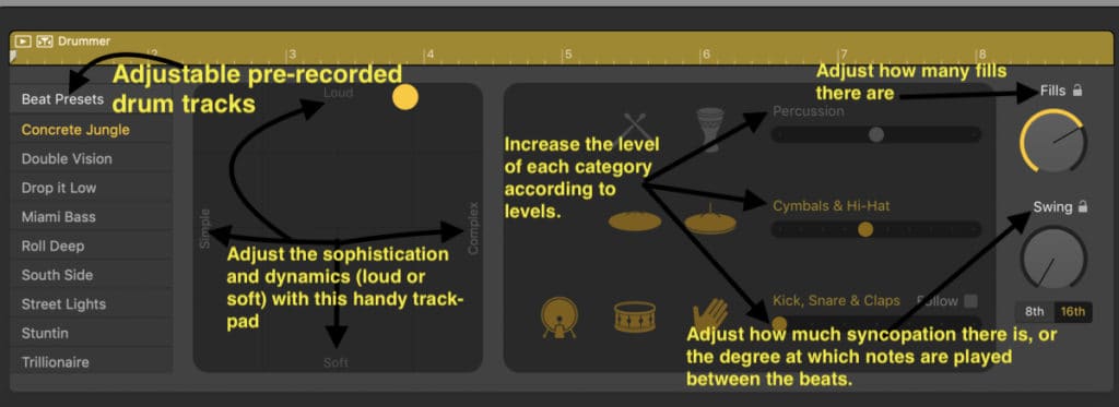 9 (Edited) Tutorial For Garageband Drummer Track