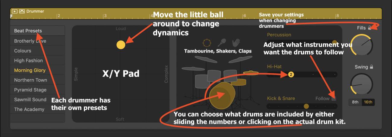 Tips and Tricks For Using the Drummer Track In Garageband – Producer ...
