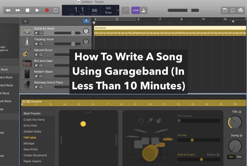 How To Write A Song In Garageband (Edited)