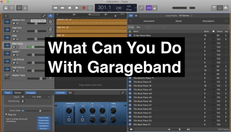 What Can You Do With Garageband (Edited)