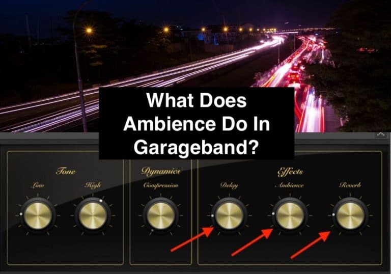 What Does Ambience Do In Garageband?