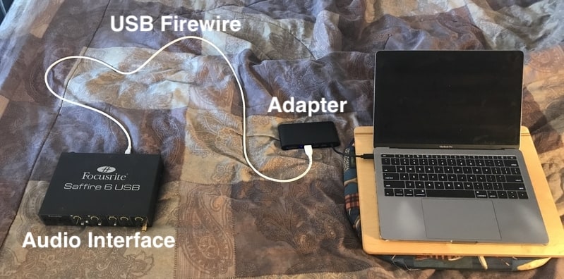 usb audio interface for recording on mac in garageband