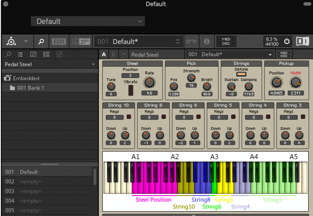 pedal steel garageband