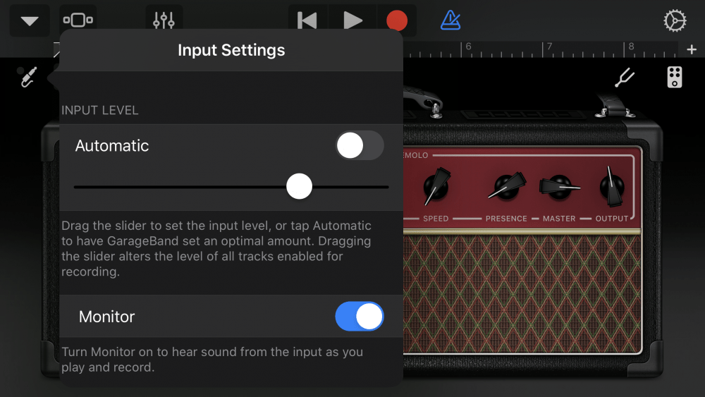 garageband iphone guitar effects