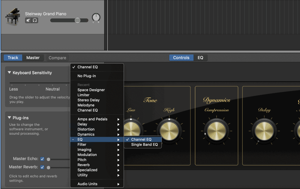 how to eq a piano