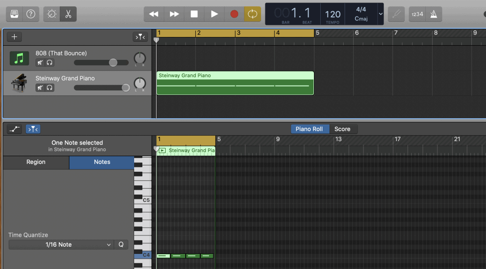 Compare and Contrast - Tuning 808s in Garageband 