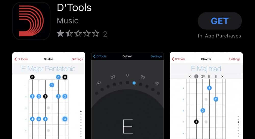 Picture of D'Addario's Phone Tuner, D'Tools 