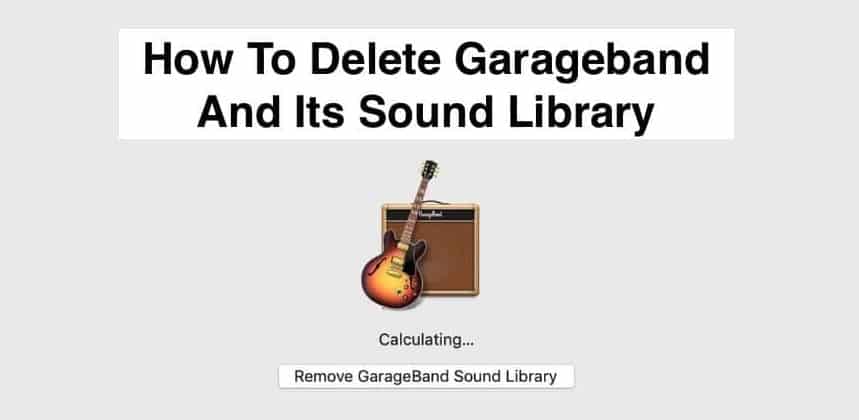 delete garageband instruments storage