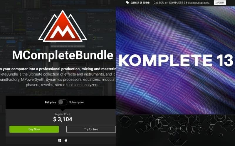 MCompleteBundle y Komplete 13: qué hace la RAM para la producción musical