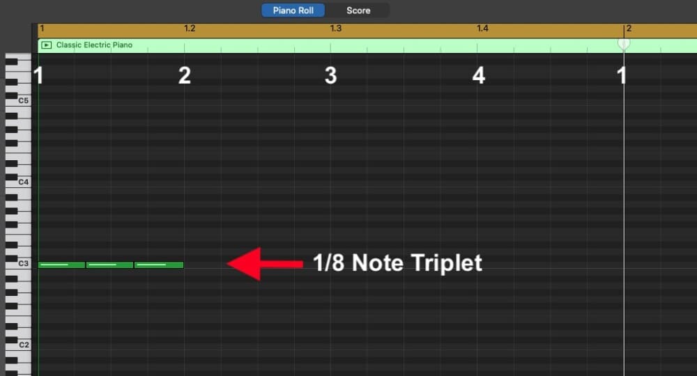 1/8 Note Triplet - How to Make Triplets in Garageband iOS 