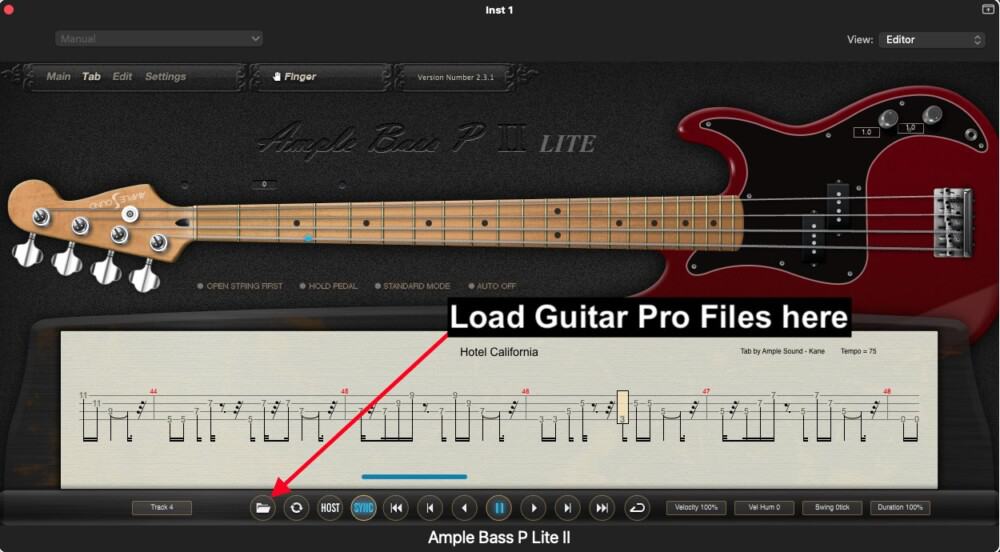 Ample Bass - Guide to Guitar Plugins 