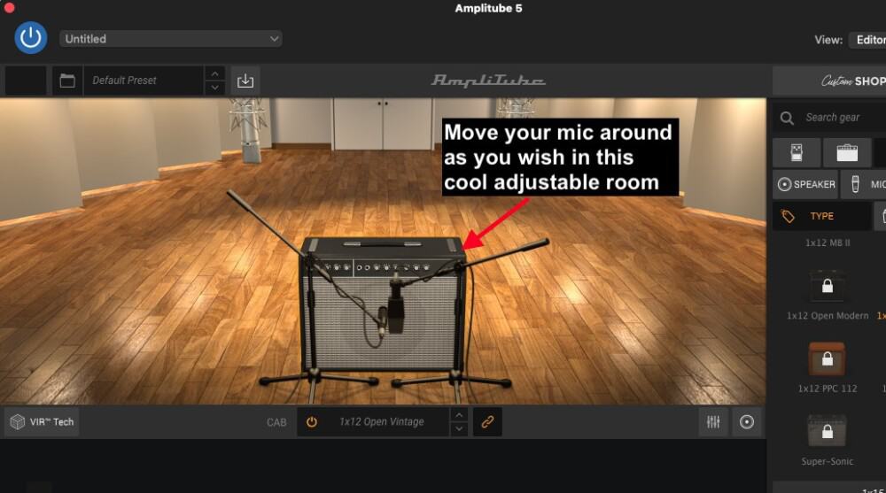 Mic Position - Guide to Guitar Plugins for Garageband 