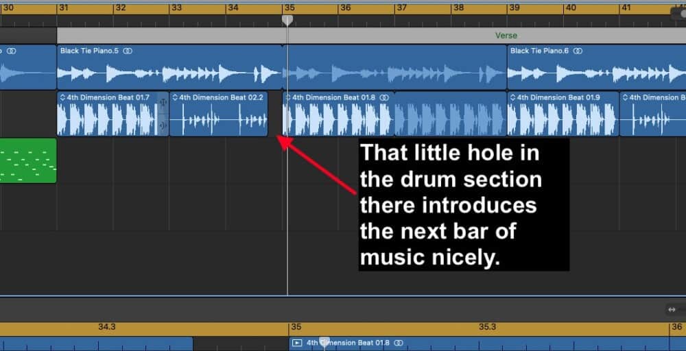 Drum Hole - How to Make A Piano Song in Garageband 