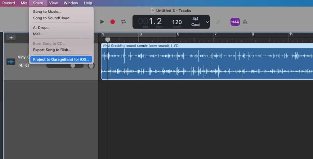 Share Project to Garageband for iOS - How to Import Mp3s into Garageband 