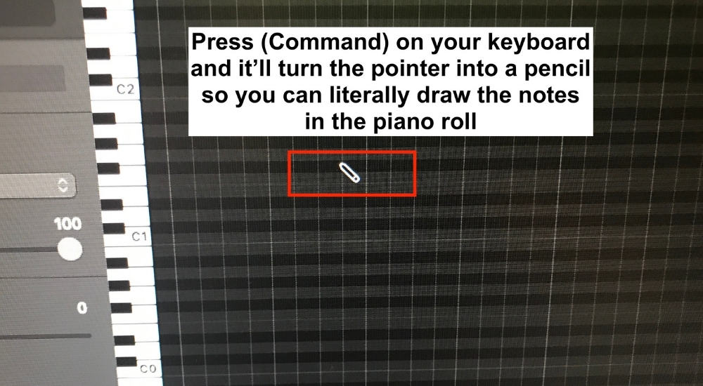 Command + Click - How to Use Piano in Garageband .jpg