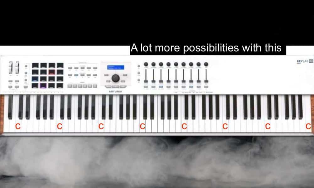 88 Keys - How to Learn Piano With 25 Keys - (But Why You Shouldn't)