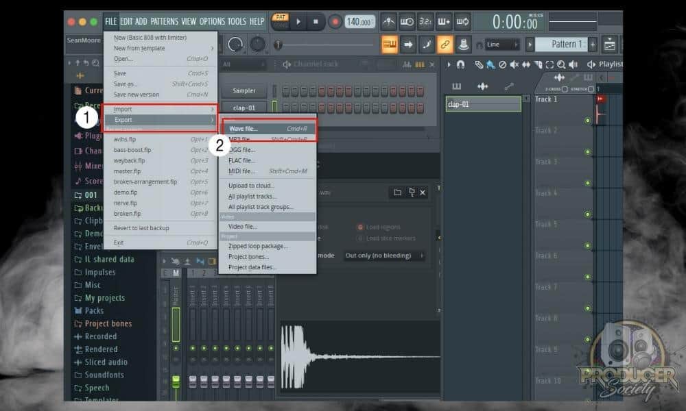 Export the Audio File - How to Import And Export Audio into FL Studio 