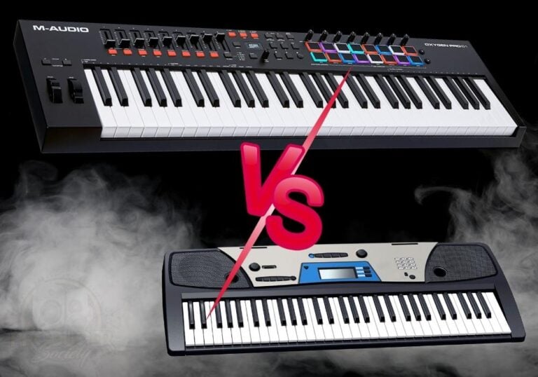Featured Image - What's The Difference Between A Keyboard and MIDI Keyboard