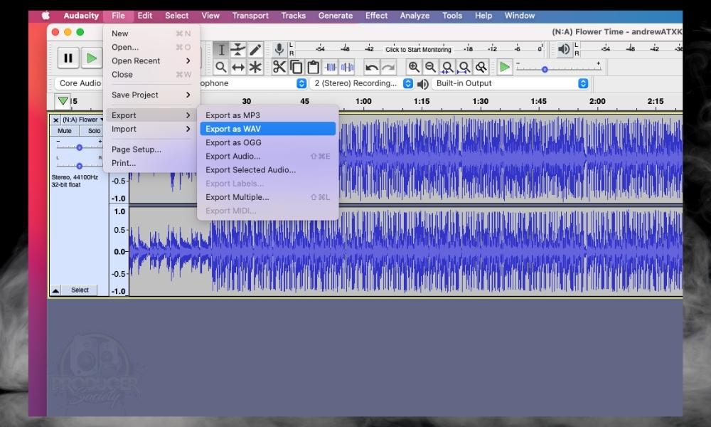 Export as WAV - Why Can't I Import Files into GarageBand