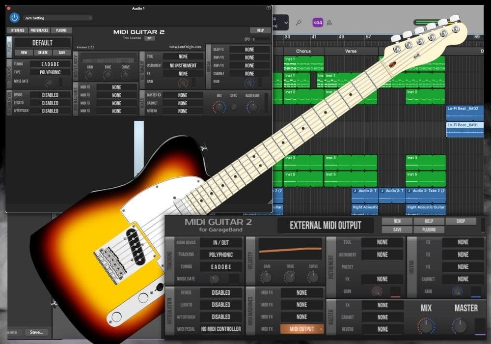 How to Use MIDI Guitar 2 in GarageBand - Featured Image