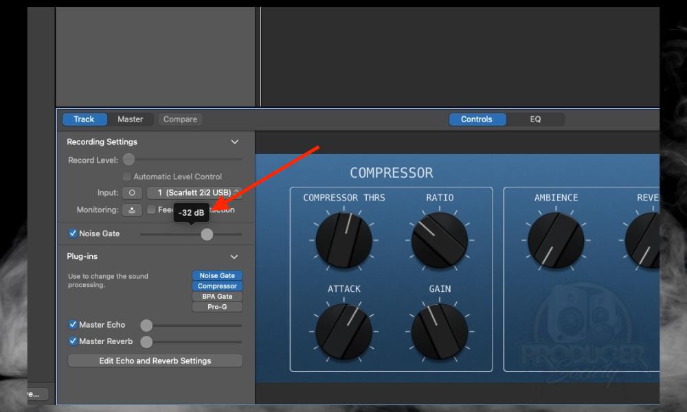 How to Use A Noise Gate in Garageband (Step-By-Step) – Producer Society