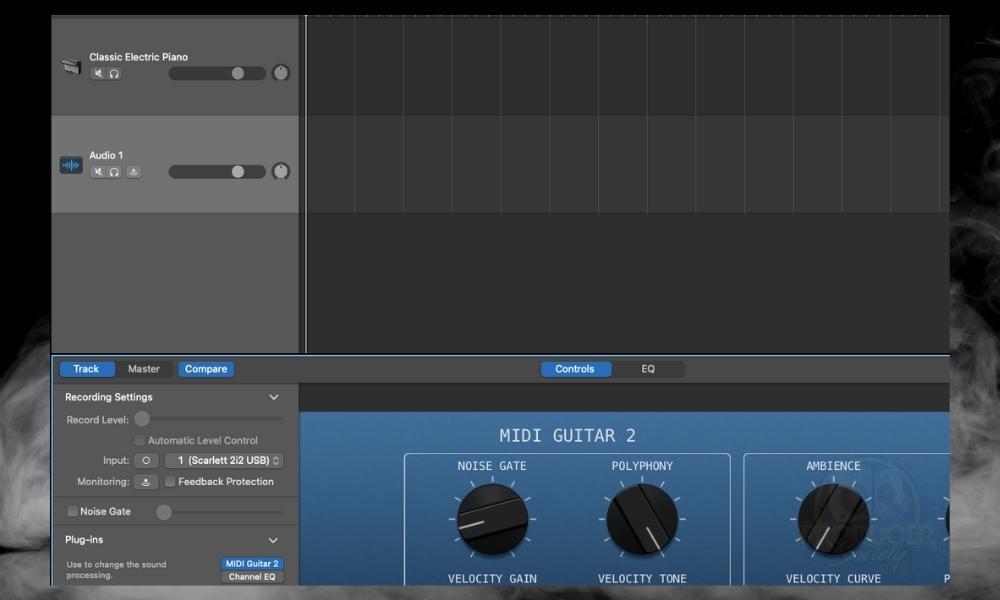 Open the VST You Want to Control - How to Use MIDI Guitar 2 for GarageBand 