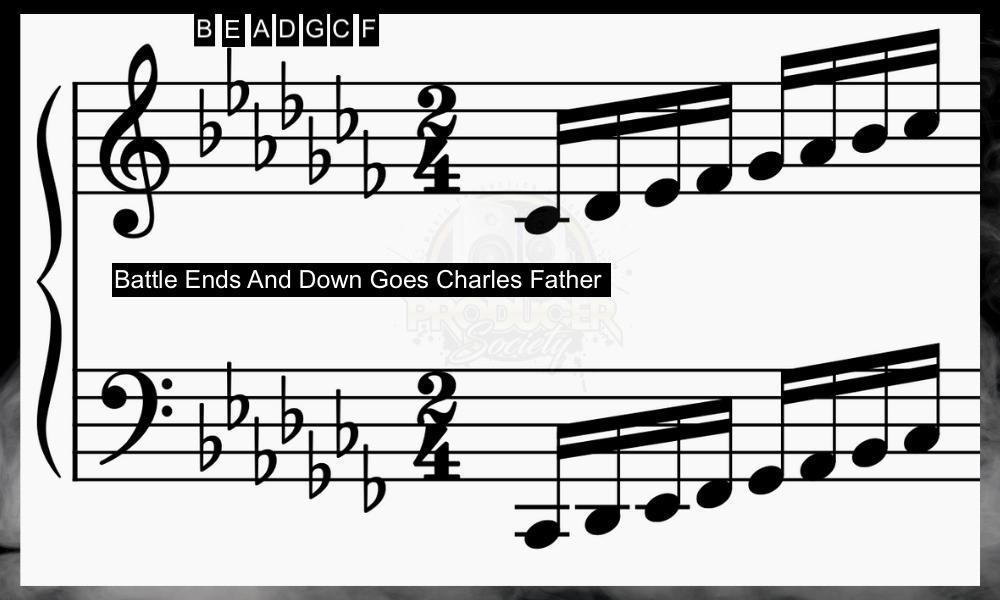 Order of Flats - How to Find The Key Signature of a Song 
