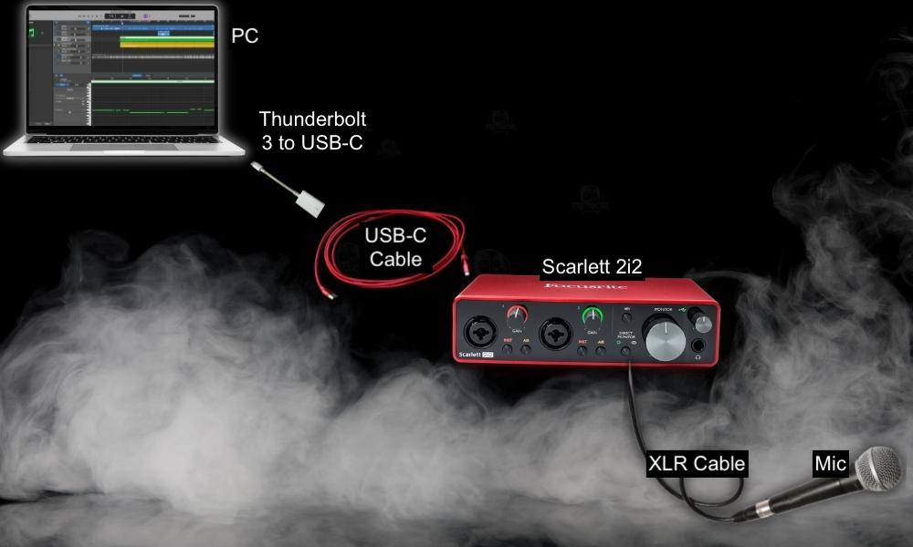 How to Connect a Mic to a Scarlett 2i2 - Image