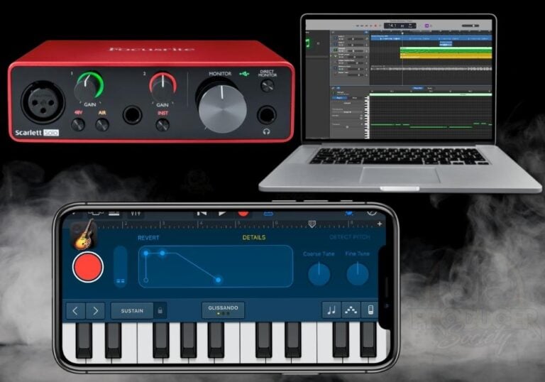 How to Use the Scarlett 2i2 With GarageBand [iOSmacOS] - Featured Image