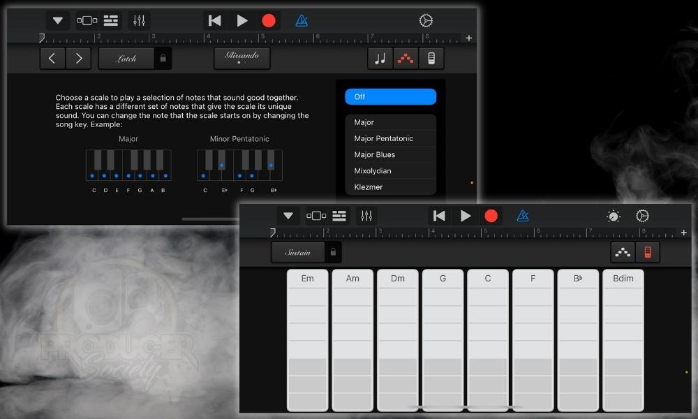 Scales  Chords iOS Arpeggiator - How to Use GarageBand Without A MIDI Keyboard