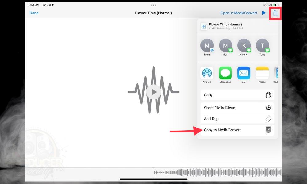 Copy to Media Convert - How to Slow Down/Speed Up An Audio File in GarageBand iOS [EASY] 