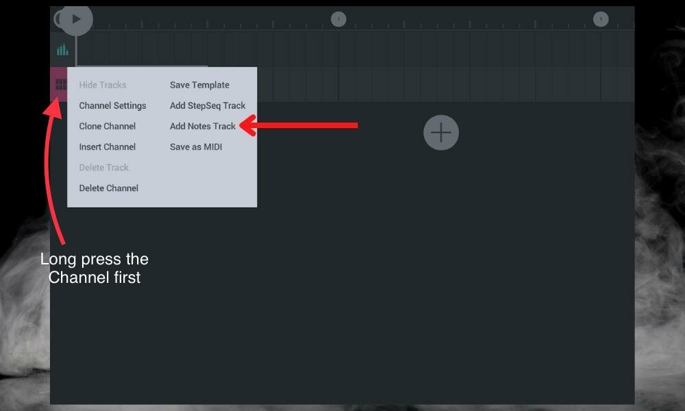 Adding A Notes Track - How to Make triplets in FL Studio Mobile