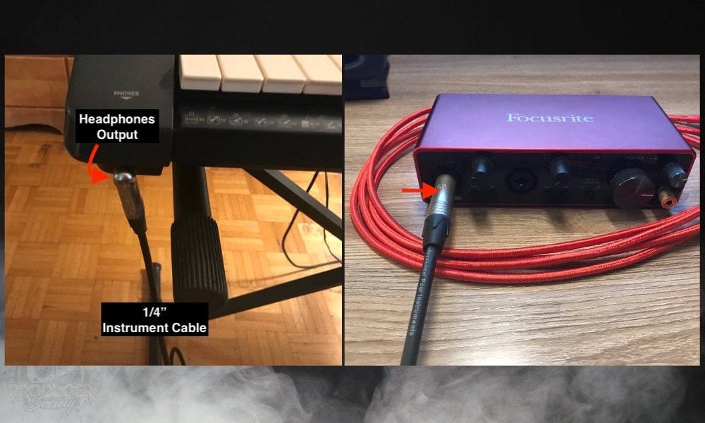 Connecting Piano to Audio Interface - How to Connect Digital Pianos to A PC 
