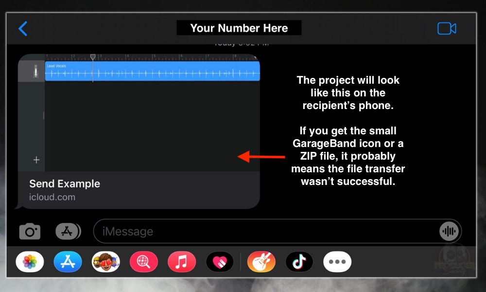 Opening the iCloud Project - How to Send GarageBand Projects Through Messages