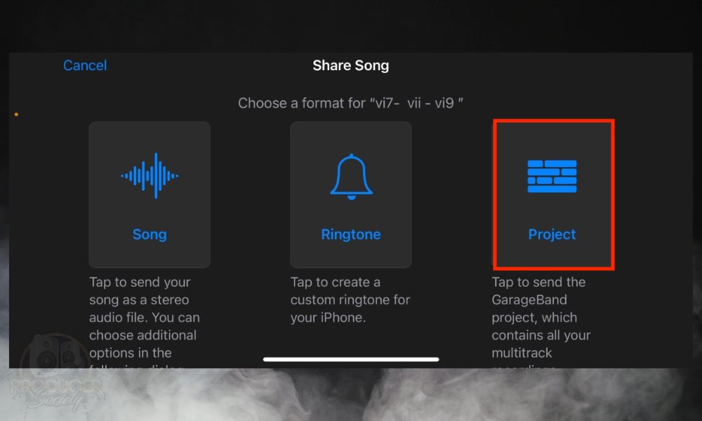Project - How to Share GarageBand Projects 
