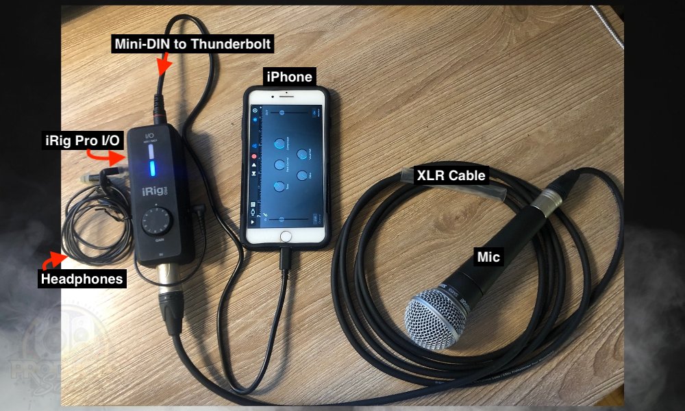 iRig Pro to iPhone GarageBand - How to Connect A Microphone to GarageBand iOS