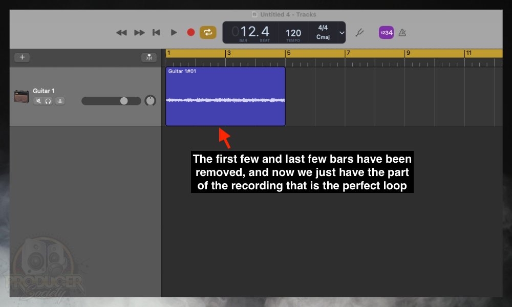  Finished Loop - How to Record A Seamless Loop in GarageBand [macOS]