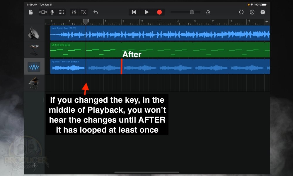 [5] Wait For The Loop's Repeat - How To Find & Change Keys of Apple Loops in GarageBand iOS