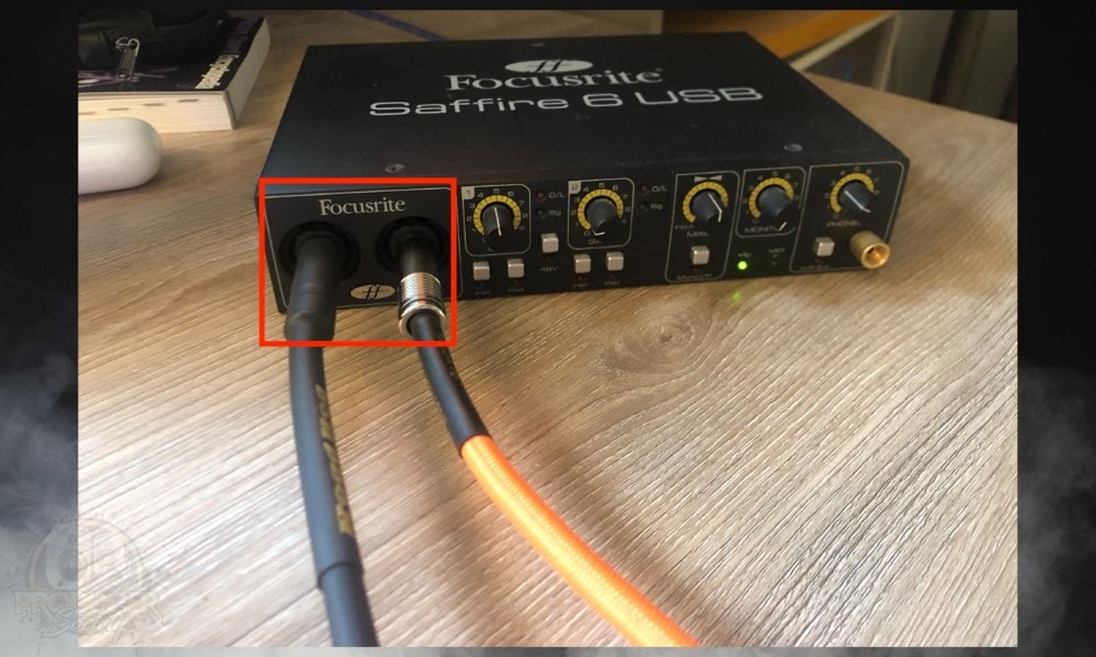 Cables Connected to Audio Interface - How to Connect An Audio Interface to A Mixer 