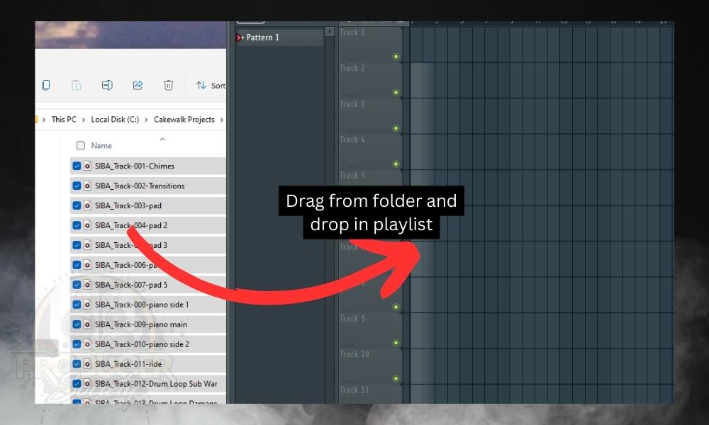 How to Open a GarageBand Project in FL Studio; Importing files into FL Studio