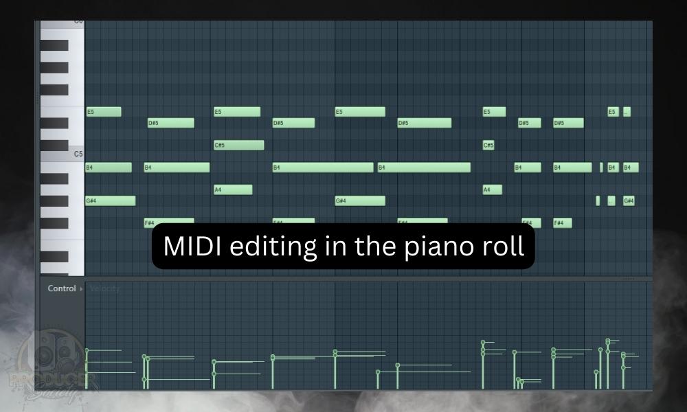 GarageBand vs FL Studio - What’s the Difference; MIDI editing in FL Studio's piano roll