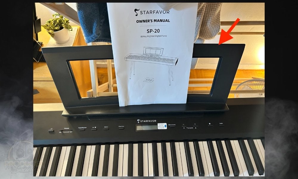 In-Built Music Stand 