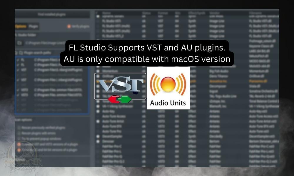 GarageBand vs FL Studio - What’s the Difference; Plugin support image